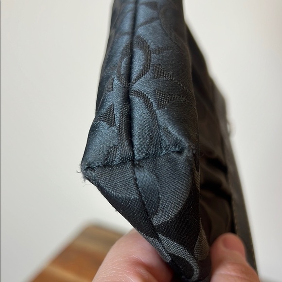 Coach Black Monogram Clutch Wristlet - Picture 6 of 9